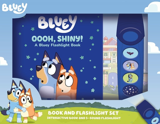 Cover Image for Bluey: Oooh, Shiny! Book and 5-Sound Flashlight Set [With Battery] -- Pi Kids, Other
