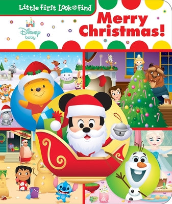Cover Image for Disney Baby: Merry Christmas! Little First Look and Find -- Pi Kids, Board Book