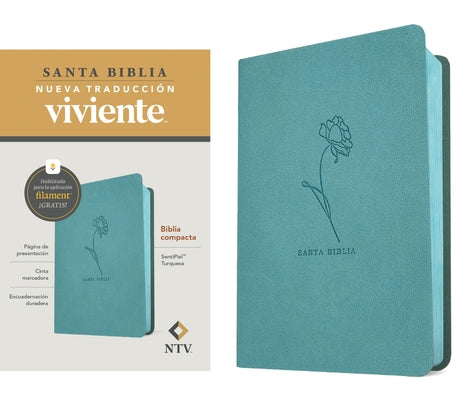 Cover Image for Biblia Compacta Ntv, Con Filament (Sentipiel, Turquesa) -- Tyndale, Imitation Leather