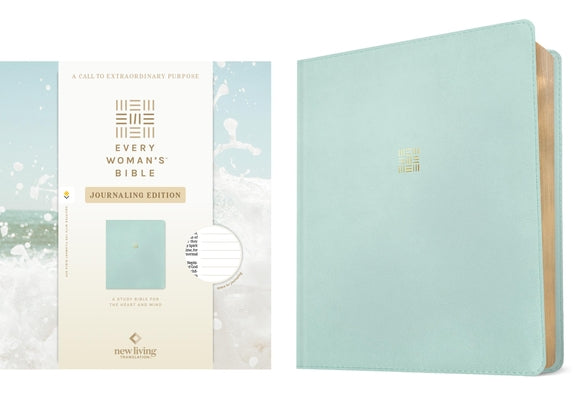 Cover Image for NLT Every Woman's Bible, Journaling Edition, Filament Enabled (Leatherlike, Seafoam Blue, Red Letter) -- New Living Translation, Imitation Leather