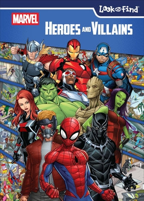 Cover Image for Marvel Heroes and Villains: Look and Find -- Pi Kids, Hardcover