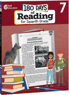 Cover Image for 180 Days(r) Reading for Seventh Grade: Practice, Assess, Diagnose -- Joe Rhatigan, Paperback