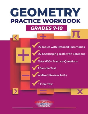 Cover Image for Geometry Practice Workbook -- American Math Academy, Paperback