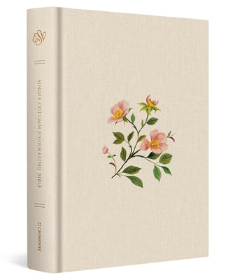 Cover Image for ESV Single Column Journaling Bible (Cloth Over Board, Rosehip Design) -- Esv Bibles, Hardcover