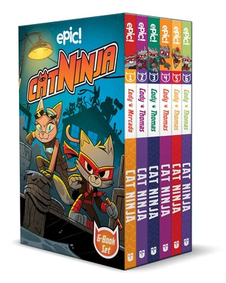 Cover Image for Cat Ninja Box Set Books 1-6 -- Matthew Cody, Paperback
