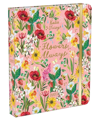 Cover Image for Katie Daisy 2027 Deluxe Weekly Planner: Flowers Always -- Katie Daisy, Desk