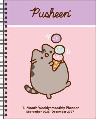 Cover Image for Pusheen 16-Month 2026-2027 Weekly/Monthly Planner Calendar -- Claire Belton, Desk