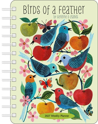 Cover Image for Birds of a Feather 2027 Weekly Planner Calendar -- Geninne D. Zlatkis, Desk