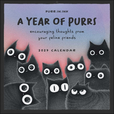 Cover Image for A Year of Purrs 2027 Wall Calendar -- Luis Coelho, Wall