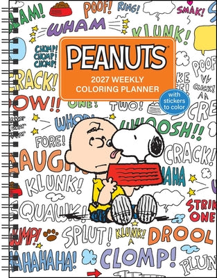 Cover Image for Peanuts(r) 2027 Monthly/Weekly Coloring Calendar with Stickers to Color -- Peanuts Worldwide LLC, Desk