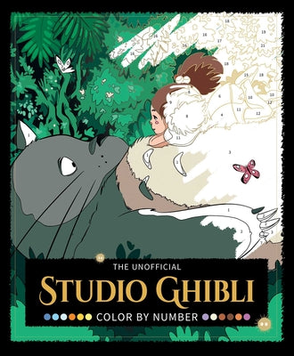 Cover Image for The Unofficial Studio Ghibli Color by Number Book -- Lukas Thelin, Paperback