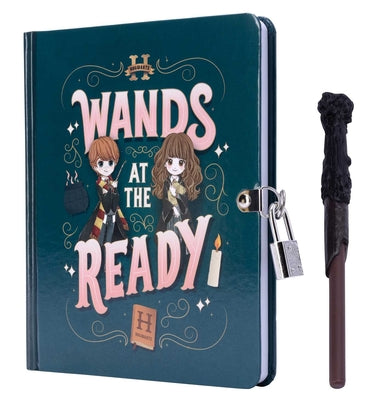 Cover Image for Harry Potter: Wands at the Ready Lock & Key Diary -- Insights, Hardcover