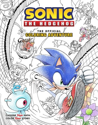 Cover Image for Sonic the Hedgehog: The Official Coloring Adventure -- Ian Flynn, Paperback