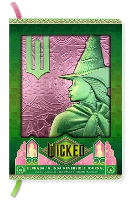 Cover Image for Wicked: Elphaba / Glinda Reversible Sculpted Journal -- Insight Editions, Hardcover