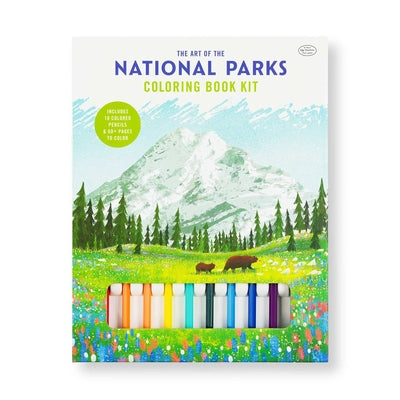 Cover Image for The Art of the National Parks Coloring Book Kit -- Fifty-Nine Parks, Other
