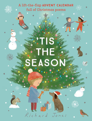 Cover Image for 'Tis the Season: A Lift-The-Flap Advent Calendar Full of Christmas Poems -- Richard Jones, Board Book