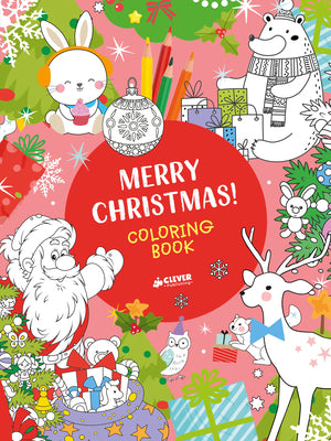Cover Image for Merry Christmas! Coloring Book -- Clever Publishing, Paperback