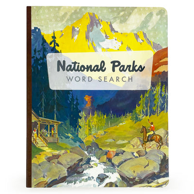 Cover Image for National Parks Word Search -- Parragon Books, Spiral