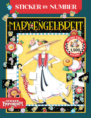 Cover Image for Sticker by Number Mary Engelbreit: Sticker Emporium -- Mary Engelbreit, Paperback