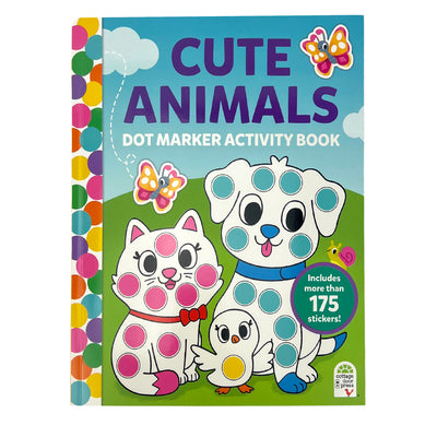 Cover Image for Dot Marker Activity Book Cute Animals -- Carlo Beranek, Paperback