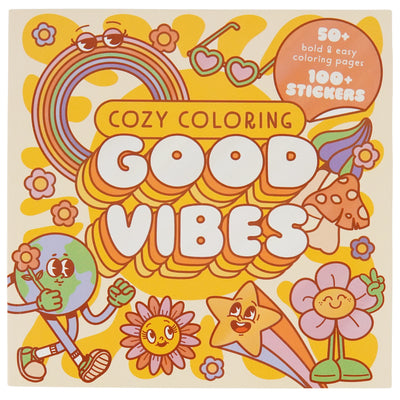 Cover Image for Cozy Coloring Good Vibes: With Stickers -- Parragon Books, Paperback