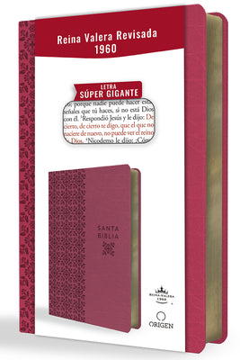 Cover Image for Biblia Reina Valera Revisada 1960 Letra Súper Gigante, Símil Piel Fucsia Rosada / Spanish Bible Rvr 1960 Super Giant Print, Fuchsia Pink Leathersoft -- Reina Valera Revisada 1960, Paperback