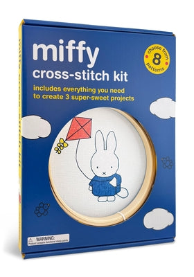 Cover Image for Miffy Cross-Stitch Kit: Includes Everything You Need to Create 3 Super-Sweet Projects (Choose from 8 Patterns) -- Sosae Caetano, Other