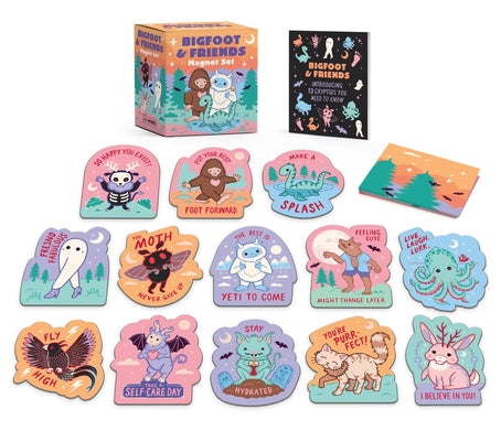 Cover Image for Bigfoot & Friends Magnet Set -- Mollie Thomas, Paperback