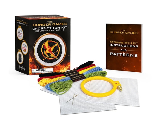 Cover Image for The Hunger Games Cross-Stitch Kit: Includes 4 Patterns -- Running Press, Paperback