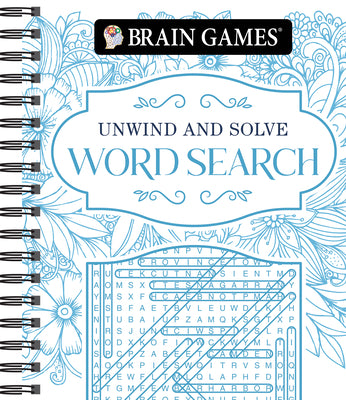 Cover Image for Brain Games - Unwind and Solve: Word Search -- Publications International Ltd, Spiral