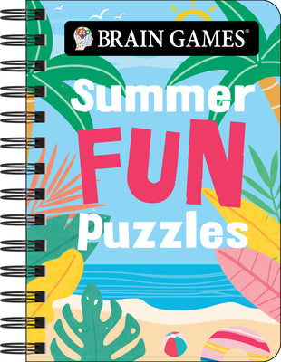 Cover Image for Brain Games - To Go - Summer Fun Puzzles 180+ Variety Puzzles Compact & Portable for Travel Beach, Vacation & Road Trip Activity Book Gift for Adults, -- Publications International Ltd, Spiral