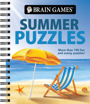 Cover Image for Brain Games - Summer Puzzles: More Than 150 Fun and Sunny Puzzles! Volume 6 -- Publications International Ltd, Spiral