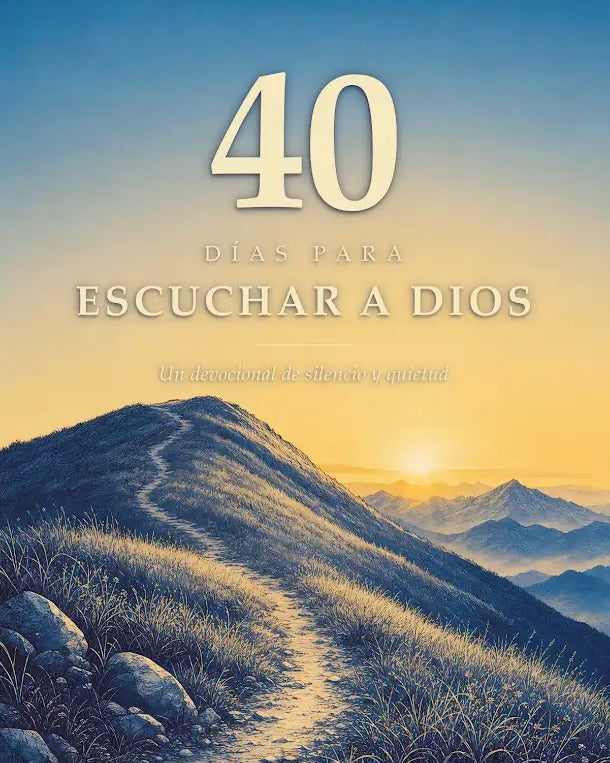 Cover Image for 40 Días para Escuchar a Dios: Un devocional de silencio y quietud -- Editores de Damascus Road, Paperback