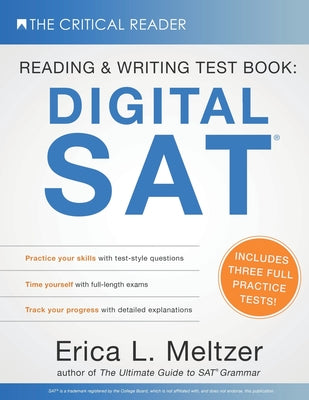 Cover Image for Reading & Writing Test Book: Digital SAT(R) -- Erica L. Meltzer, Paperback