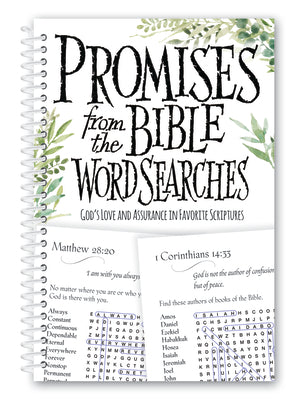 Cover Image for Promises from the Bible Word Searches -- Product Concept Editors, Spiral