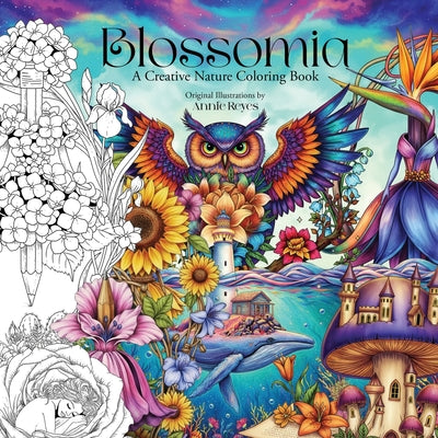 Cover Image for Blossomia. A Creative Nature Coloring -- Annie Reyes, Paperback